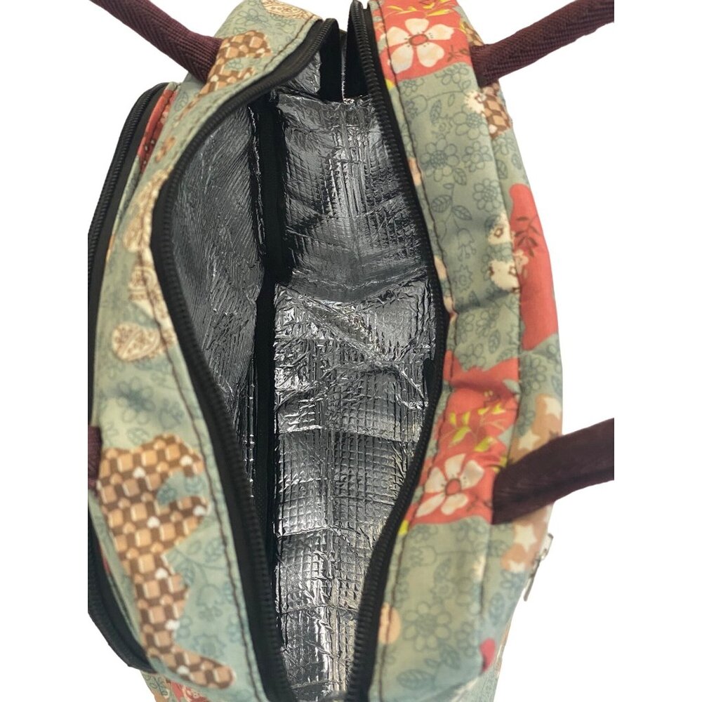Lunch Bag Cooler Meal Prep Food Dinner Makeup Bag Women Kids Rabbit Bunny New - Picture 7 of 7